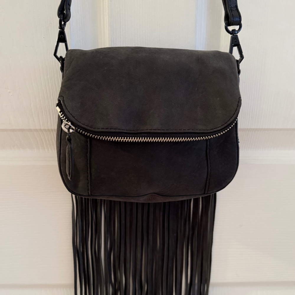 Suede pocketbook